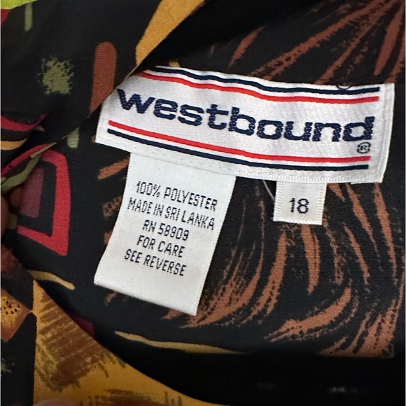 Westbound vintage women's short sleeve blouse - Picture 2 of 5